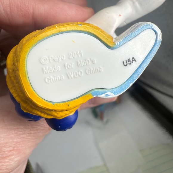 Greedy Smurf Figurine Peyo 2011 McDonald's Collectible Toy Figure Nostalgia - Picture 6 of 8